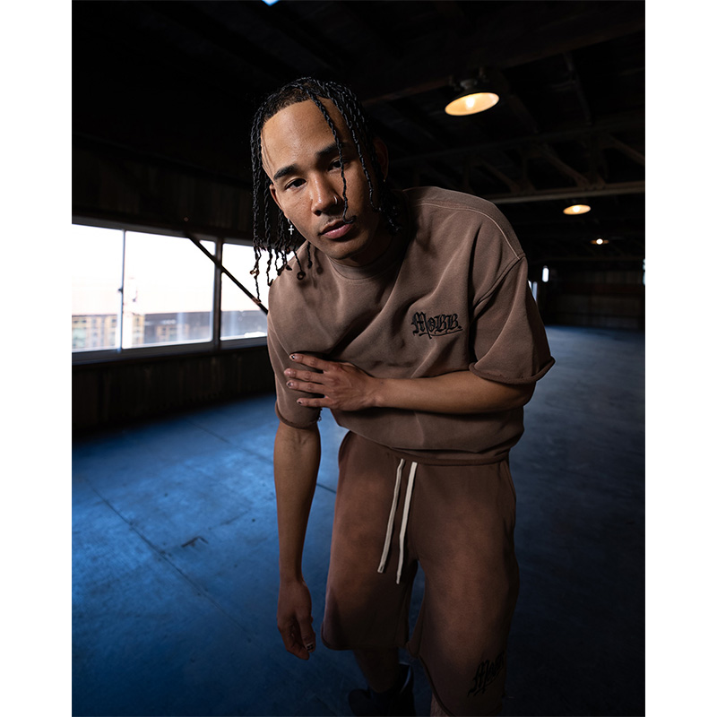OLD OG PIGMENT S/S SWEAT -BLACK-