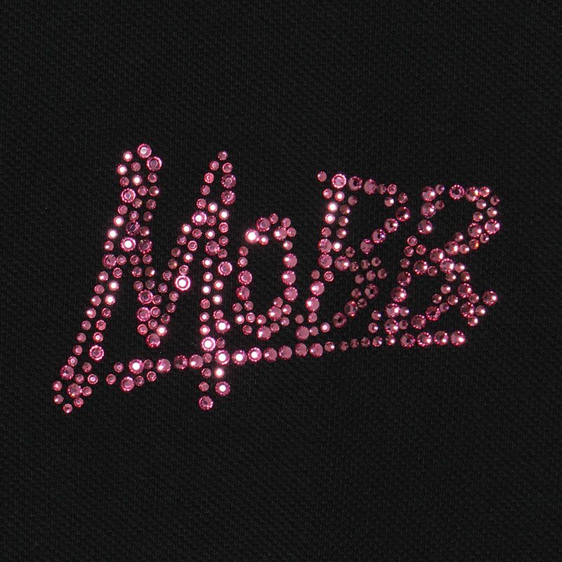 OG STONE POLO SHIRT -BLACK×PINK-