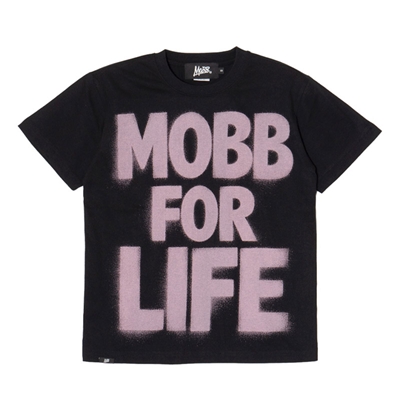 MOBB FOR LIFE T-SHIRT -BLACK-