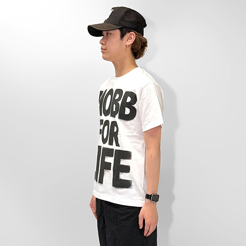 MOBB FOR LIFE T-SHIRT -WHITE-