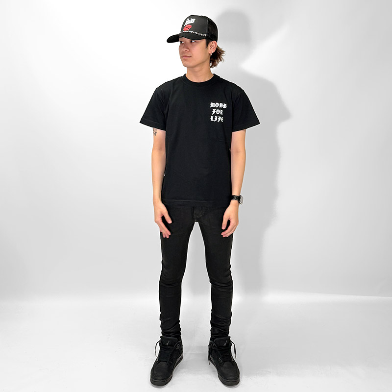 MOBB FOR LIFE T-SHIRT -BLACK-