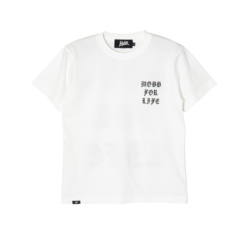MOBB FOR LIFE T-SHIRT -WHITE-