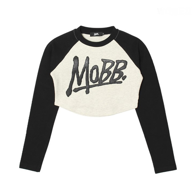 OG RAGLAN L/S SHIRT -BLACK- (LADIES)