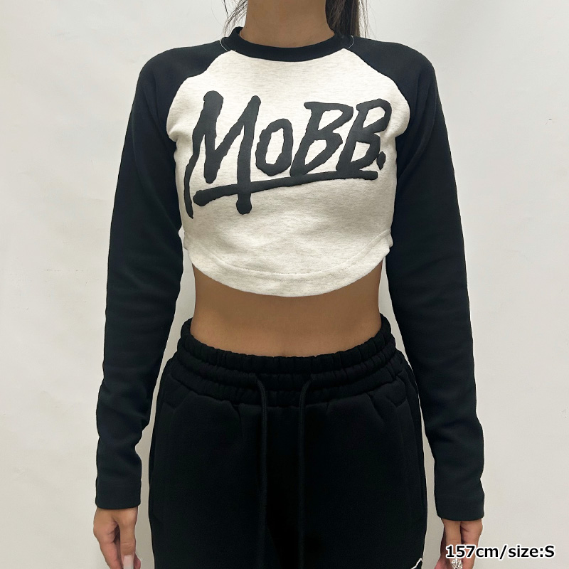 OG RAGLAN L/S SHIRT -BLACK- (LADIES)