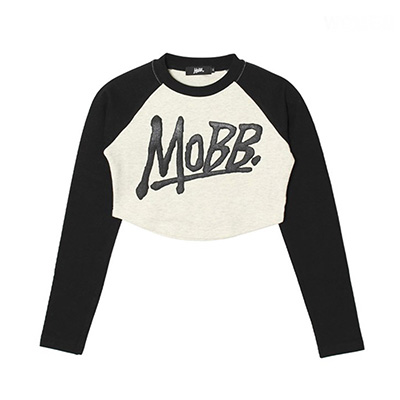 OG RAGLAN L/S SHIRT -BLACK- (LADIES)