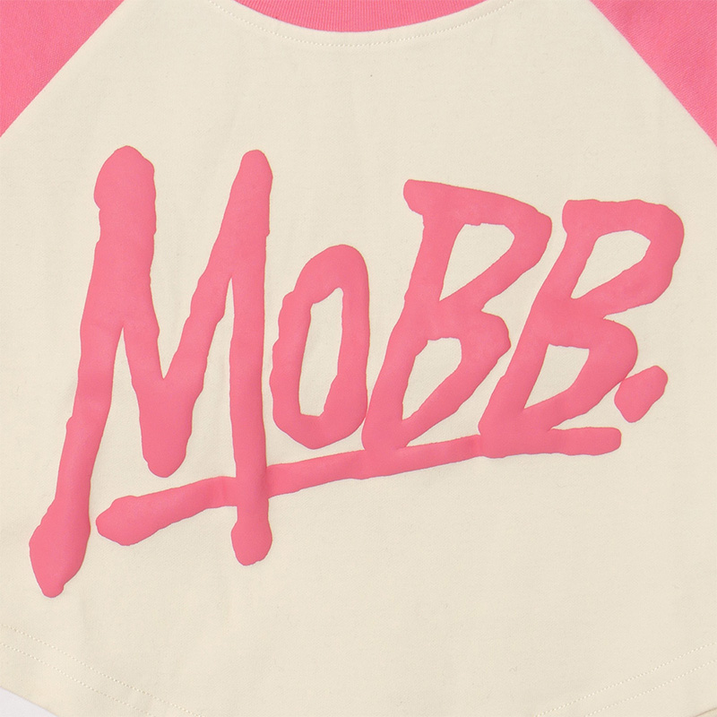 OG RAGLAN L/S SHIRT -PINK- (LADIES)
