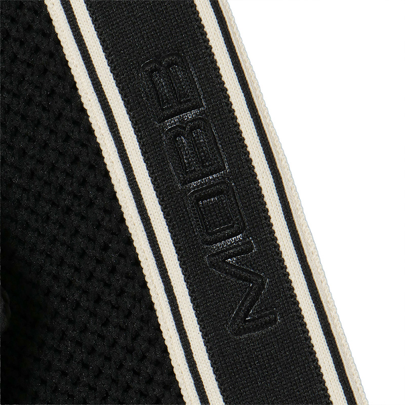 CROCHET TRACK JACKET -BLACK- (LADIES)