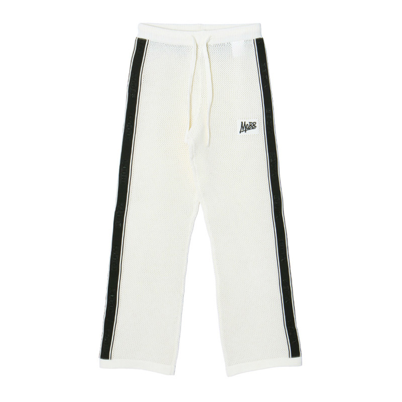 CROCHET TRACK PANTS -WHITE- (LADIES)