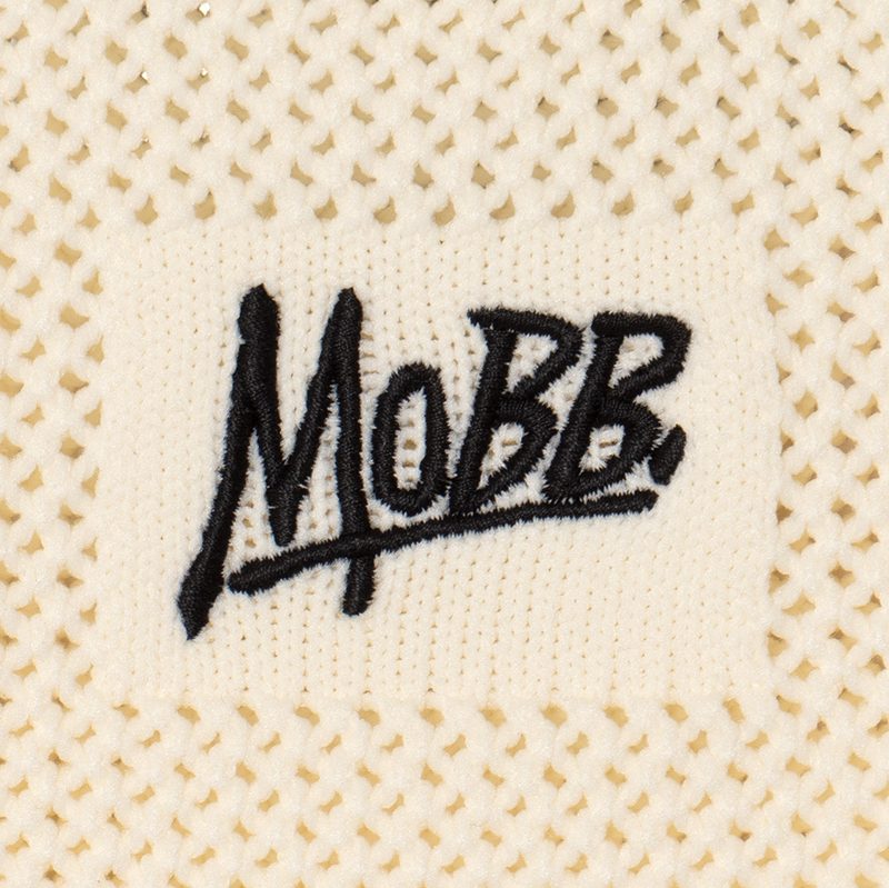 CROCHET TRACK T-SHIRTS -WHITE- (LADIES/KIDS)