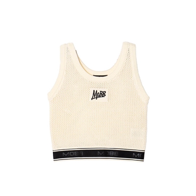 CROCHET TRACK TANKTOP -WHITE- (LADIES/KIDS)