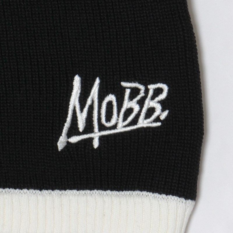 BI-COLOR KNIT SHORTS -BLACK- (LADIES/KIDS)