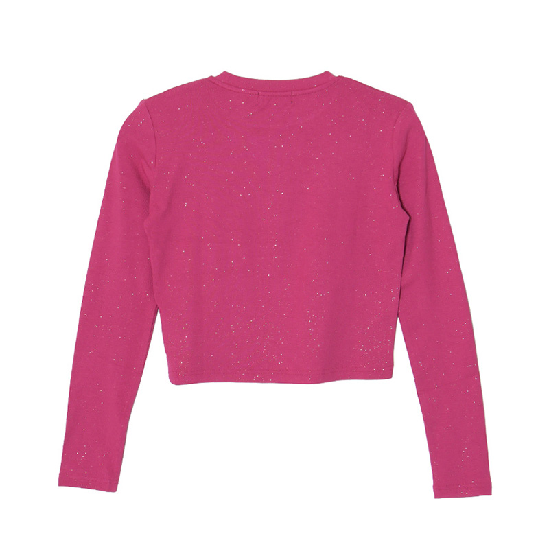 OG GLITTER L/S T-SHIRT -PINK- (LADIES)