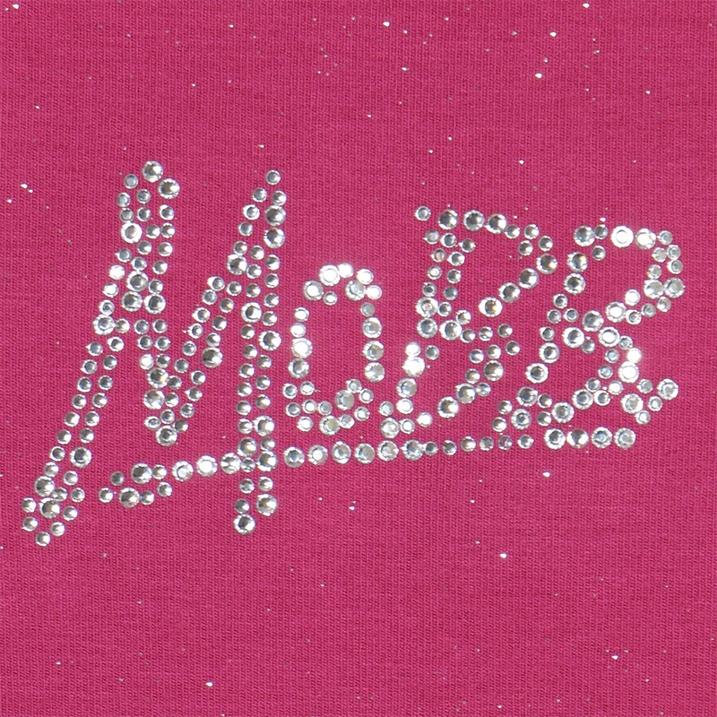 OG STONE GLITTER L/S T-SHIRT -PINK- (LADIES)