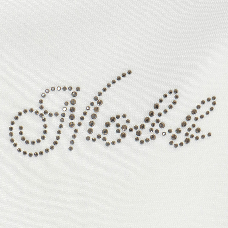 CURSIVE OG STONE ZIP HOODIE -WHITE- (LADIES)