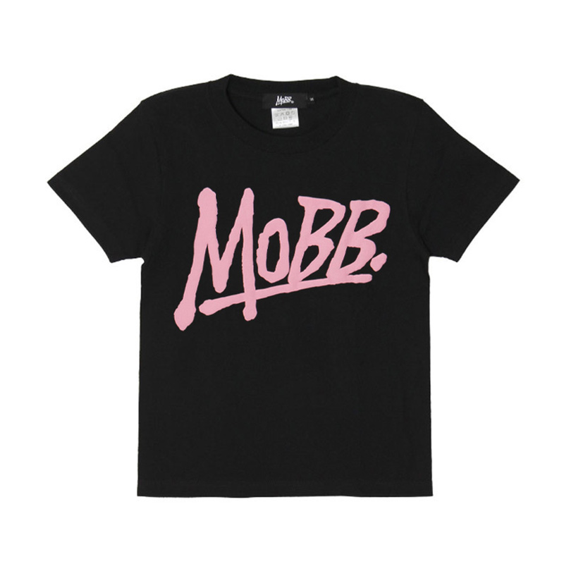 (P)OG S/S T-SHIRT -BLACK×PINK- （LADIES/KIDS）