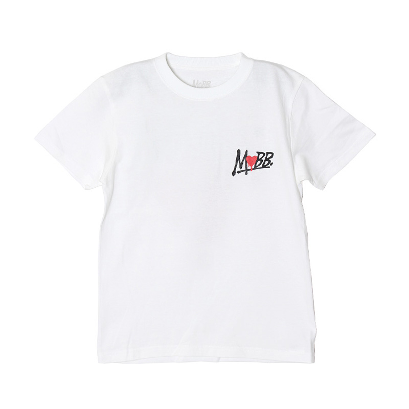 HEART DRIP T-SHIRT -WHITE-(LADIES)