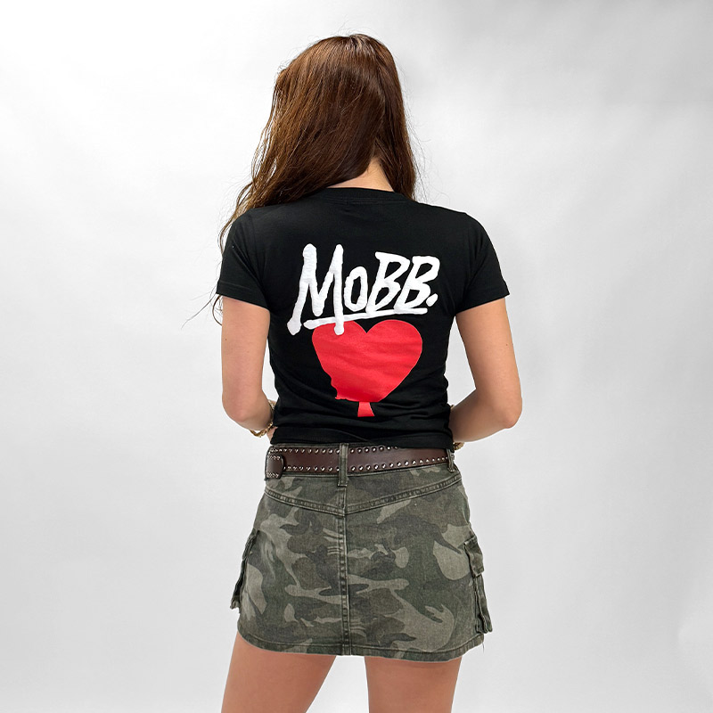 HEART DRIP T-SHIRT -WHITE- (LADIES/KIDS)