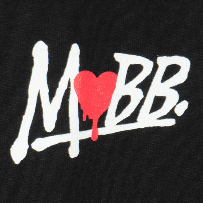 HEART DRIP CAMO T-SHIRT -BLACK- (LADIES/KIDS)