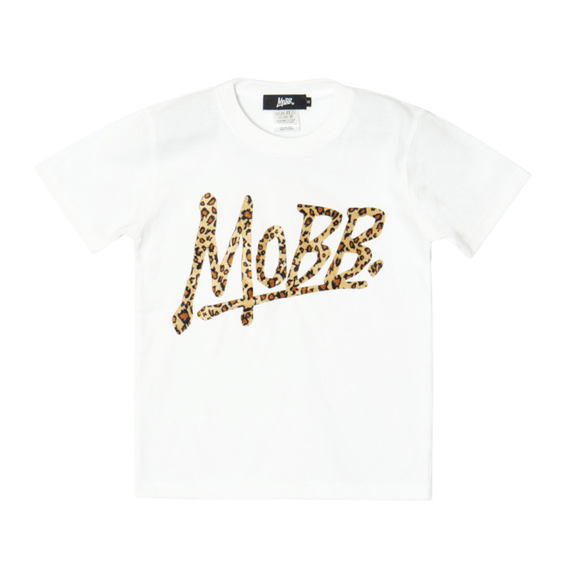 OG LEOPARD T-SHIRT -WHITE×BEIGE- (LADIES/KIDS)