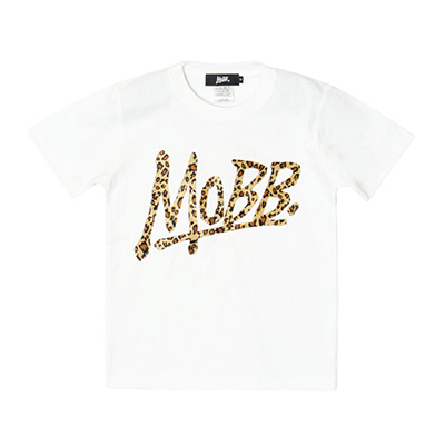 OG LEOPARD T-SHIRT -WHITE×BEIGE- (LADIES/KIDS)