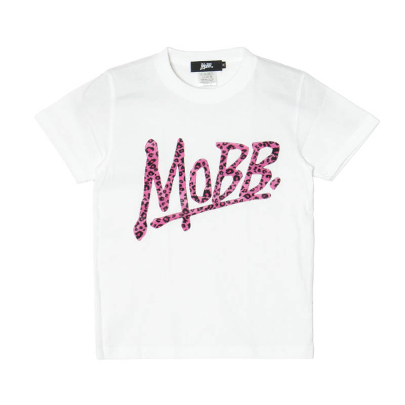 OG LEOPARD T-SHIRT -WHITE×PINK- (LADIES/KIDS)