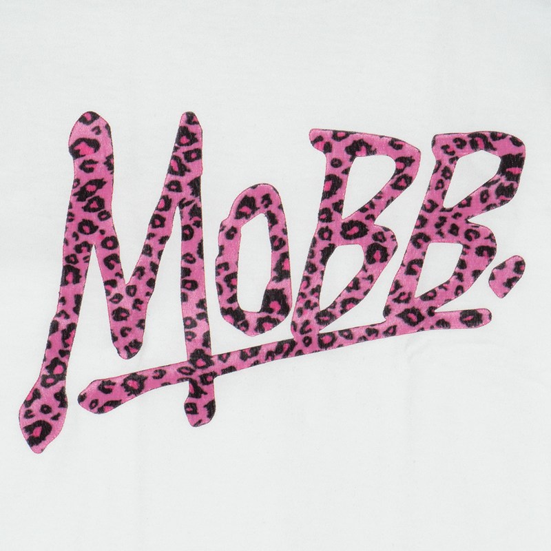 OG LEOPARD T-SHIRT -WHITE×PINK- (LADIES/KIDS)