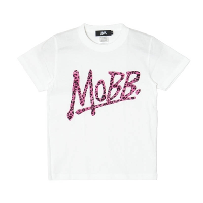 OG LEOPARD T-SHIRT -WHITE×PINK- (LADIES/KIDS)
