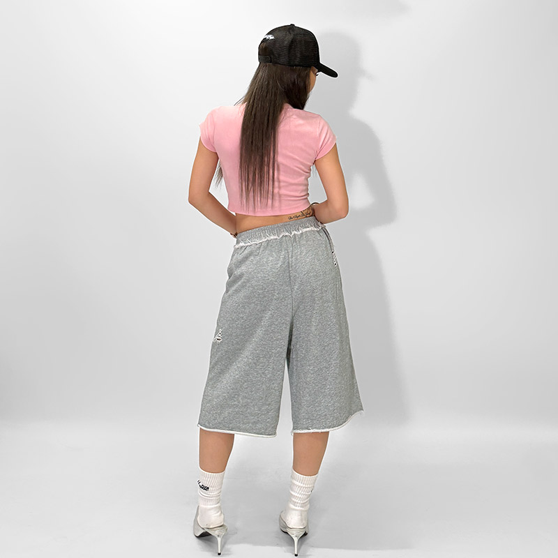OLD OG PIGMENT CROPPED T-SHIRT -PINK-(LADIES)