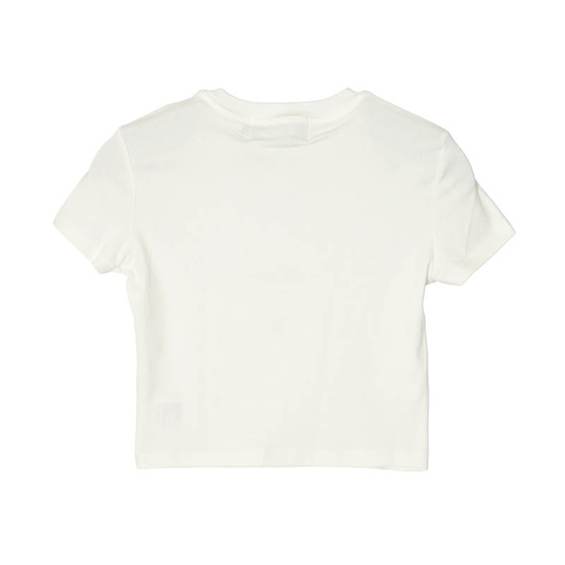CURSIVE OG STONE CROPPED T-SHIRT -WHITE- (LADIES/KIDS)