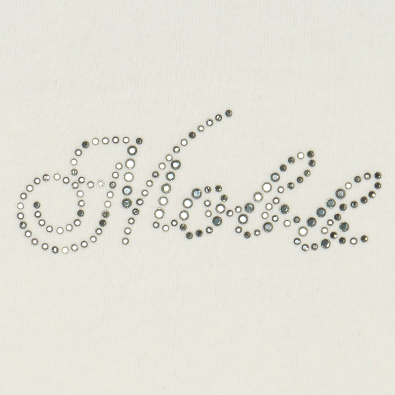 CURSIVE OG STONE CROPPED T-SHIRT -WHITE- (LADIES/KIDS)