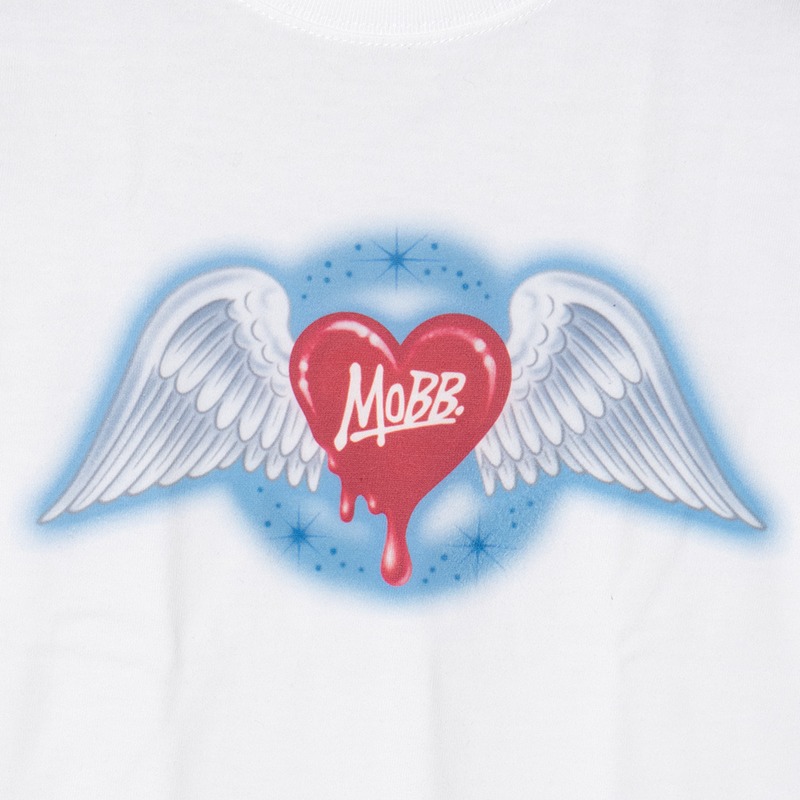 HEART ANGEL T-SHIRT -WHITE- (LADIES/KIDS)