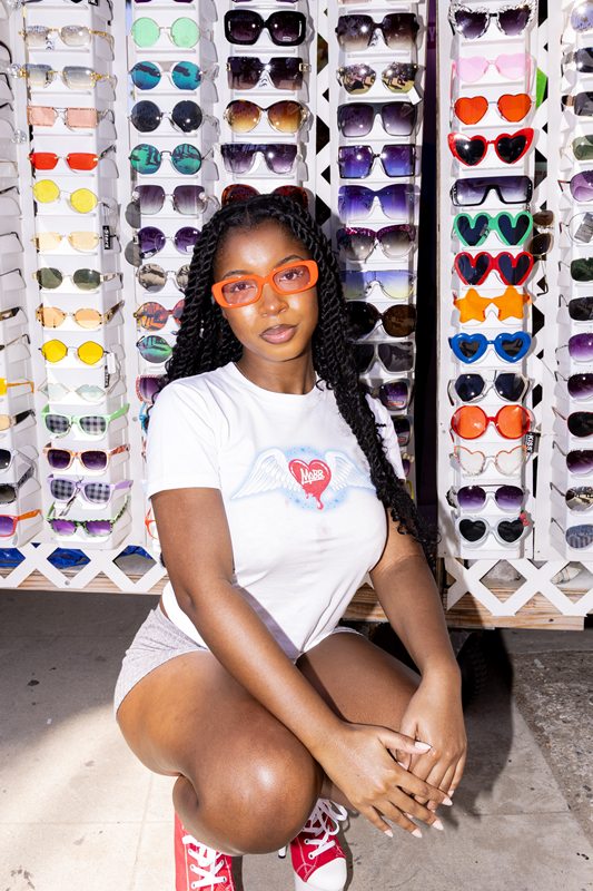 HEART ANGEL T-SHIRT -WHITE- (LADIES/KIDS)