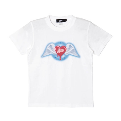HEART ANGEL T-SHIRT -WHITE- (LADIES/KIDS)