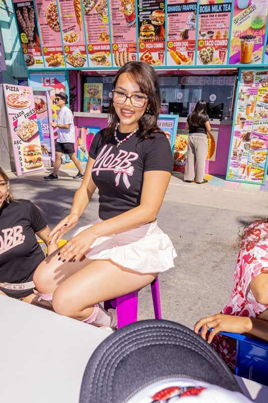 BOW OG T-SHIRT -BLACK- (LADIES/KIDS)