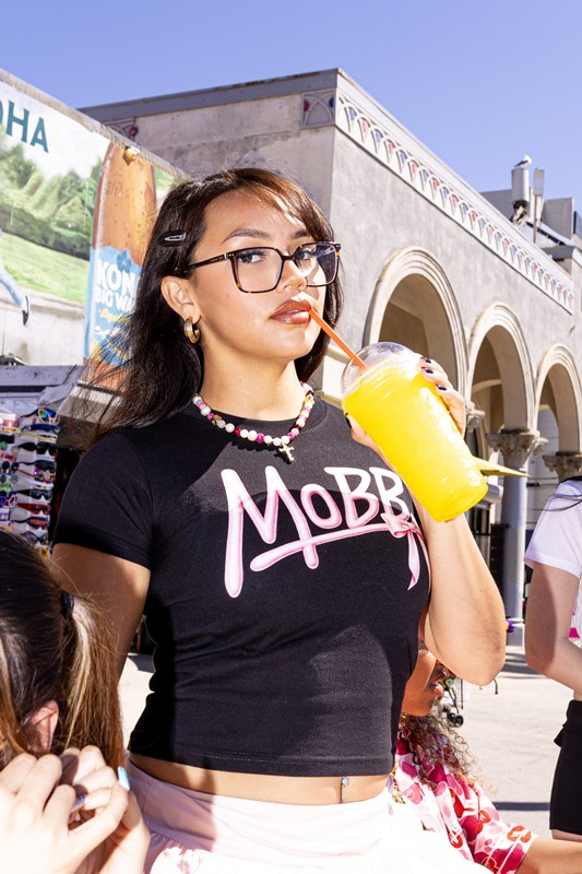 BOW OG T-SHIRT -WHITE- (LADIES/KIDS)