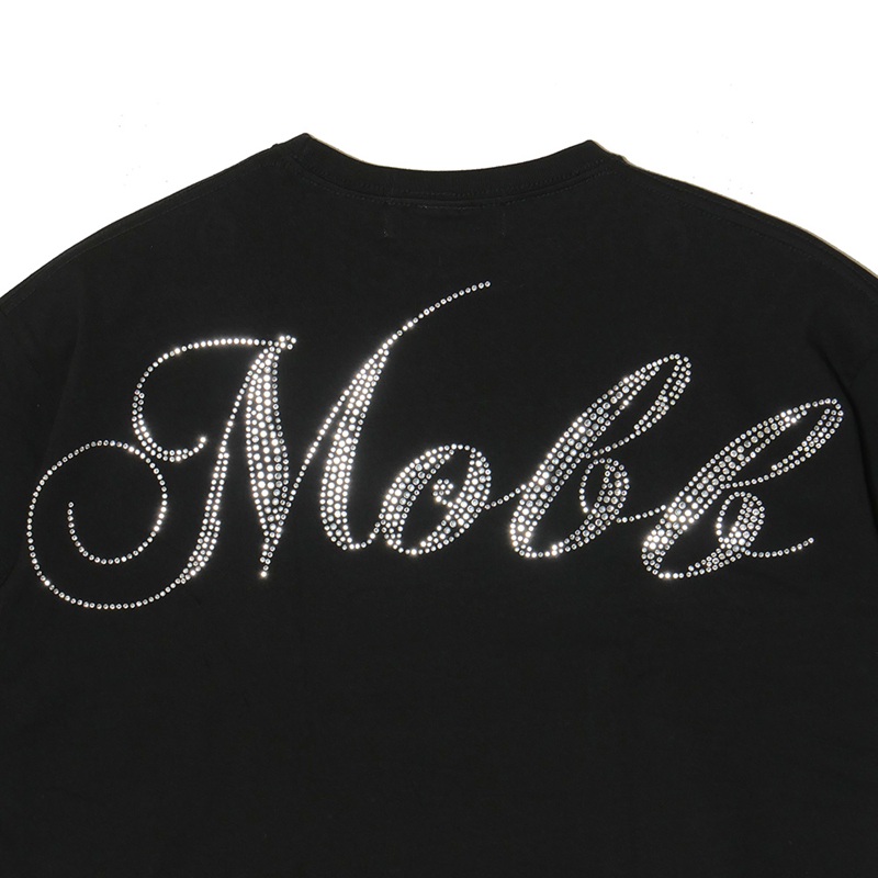 CURSIVE OG STONE WIDE T-SHIRT -BLACK- (LADIES/KIDS)