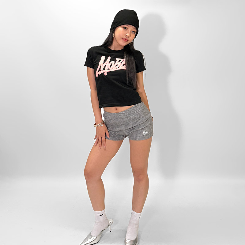 OG QUILTING T-SHIRT -BLACK- （LADIES/KIDS）