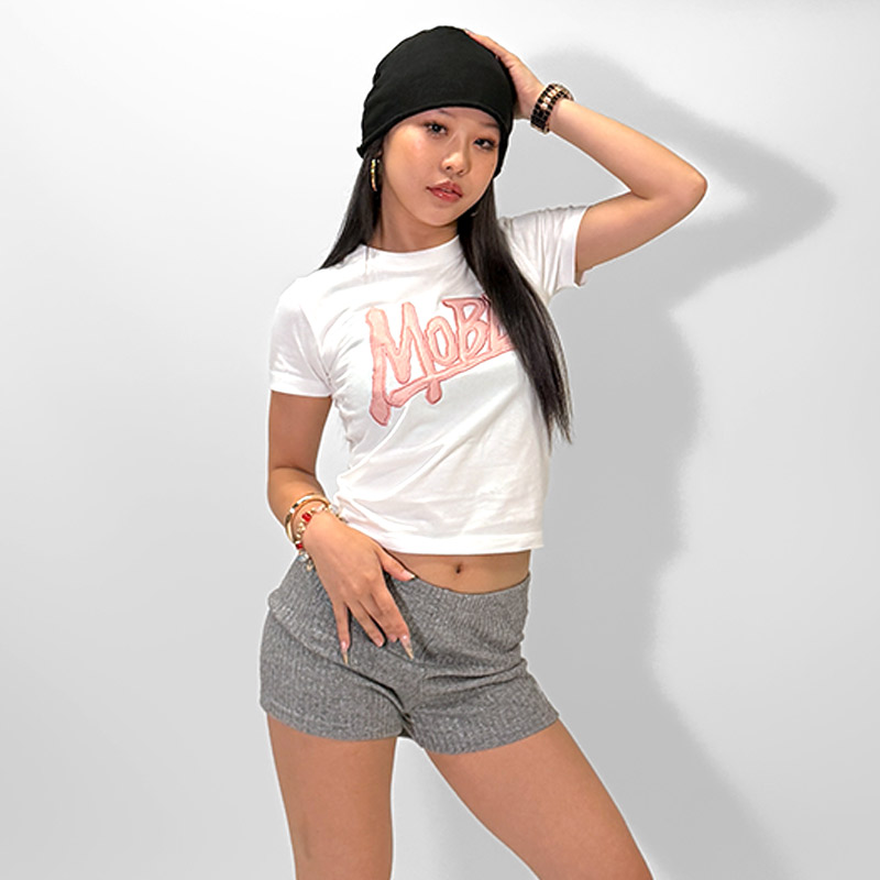 OG QUILTING T-SHIRT -WHITE- （LADIES/KIDS）