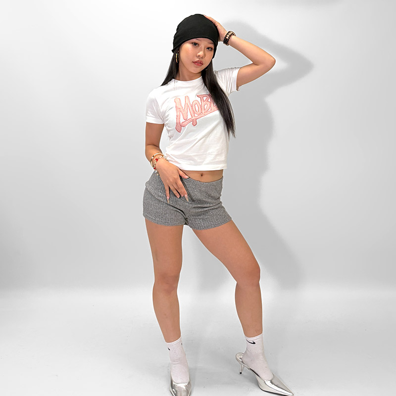 OG QUILTING T-SHIRT -WHITE- （LADIES/KIDS）