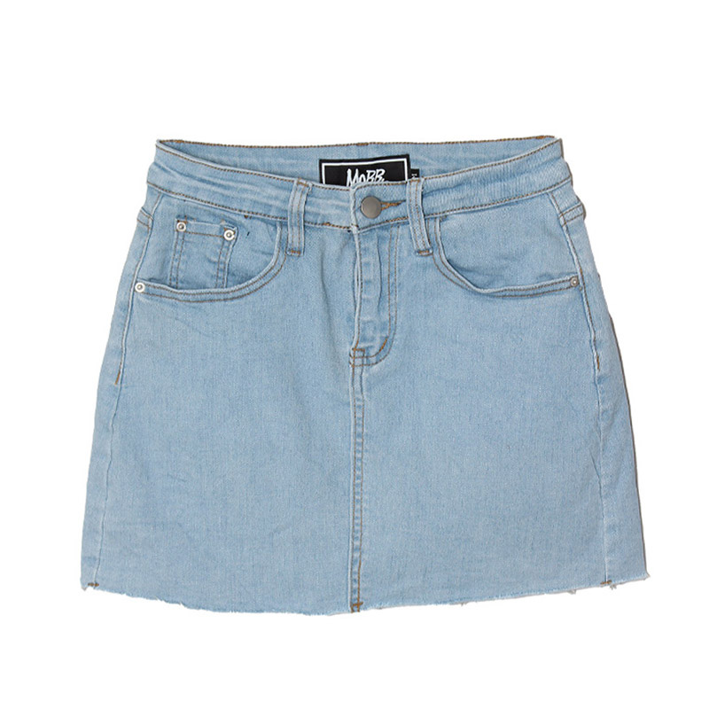 OLD OG DENIM SKORTS -W.INDIGO-(LADIES)