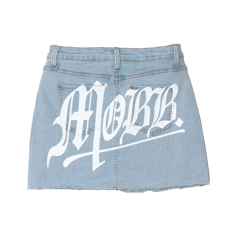 OLD OG DENIM SKORTS -W.INDIGO-(LADIES)