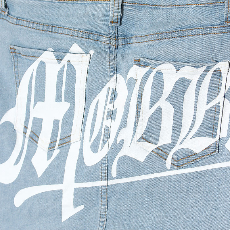 OLD OG DENIM SKORTS -W.INDIGO-(LADIES)