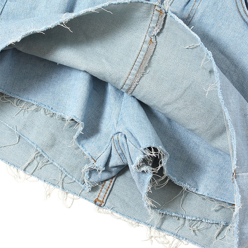 OLD OG DENIM SKORTS -W.INDIGO-(LADIES)