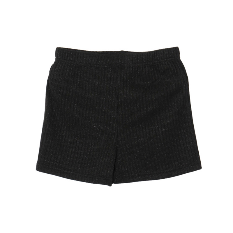 OG GLITTER RIB SHORTS -BLACK- (LADIES)