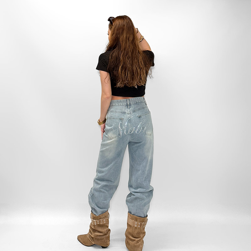 STAR LACE T-SHIRT -BLACK- (LADIES/KIDS)