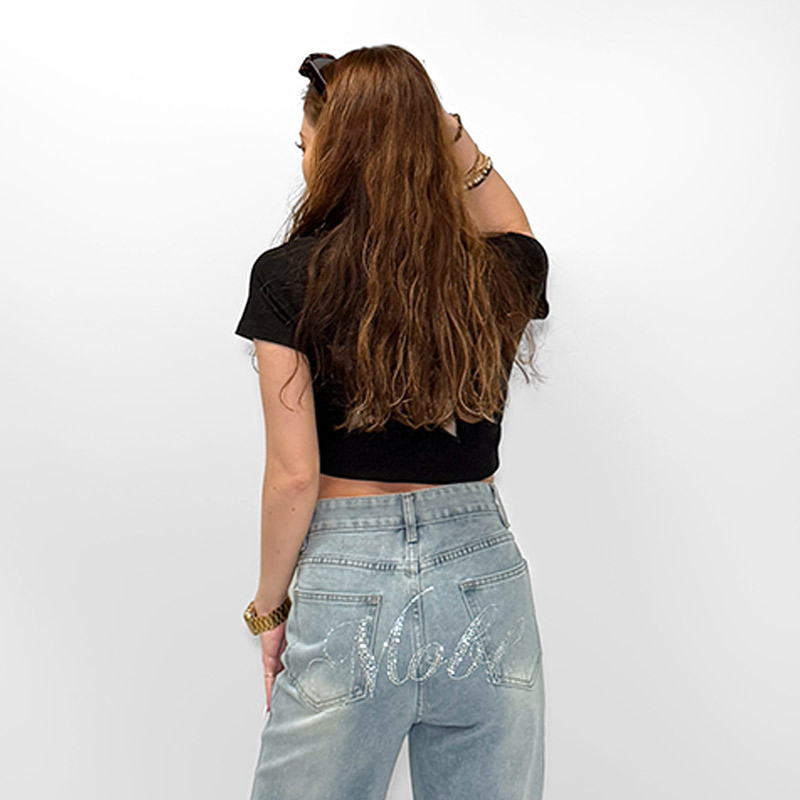 STAR LACE T-SHIRT -WHITE- (LADIES/KIDS)