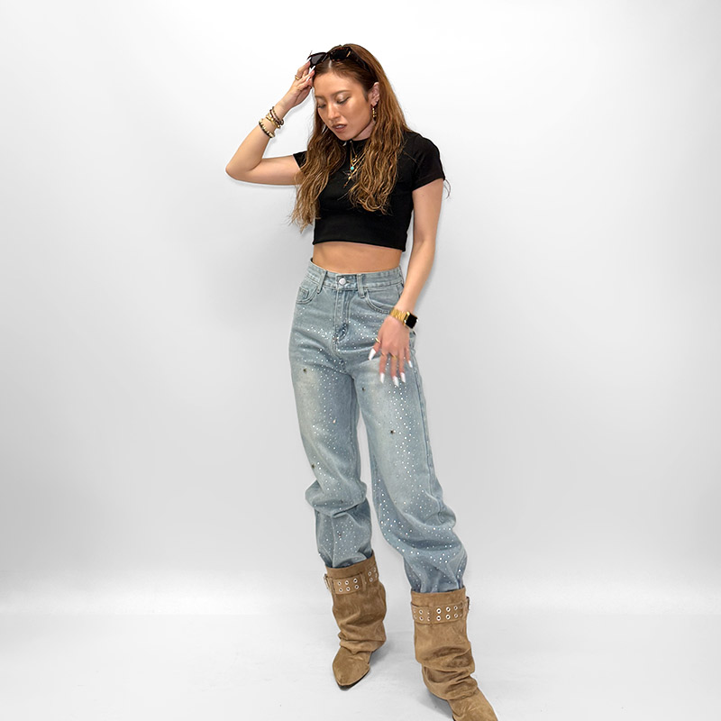 STAR LACE T-SHIRT -WHITE- (LADIES/KIDS)