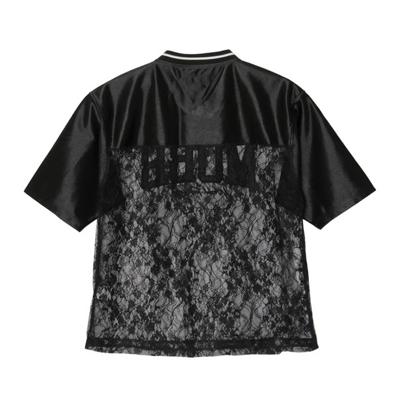 LACE HOCKEY SHIRT -BLACK- (LADIES/KIDS)