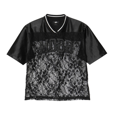 LACE HOCKEY SHIRT -BLACK- (LADIES/KIDS)