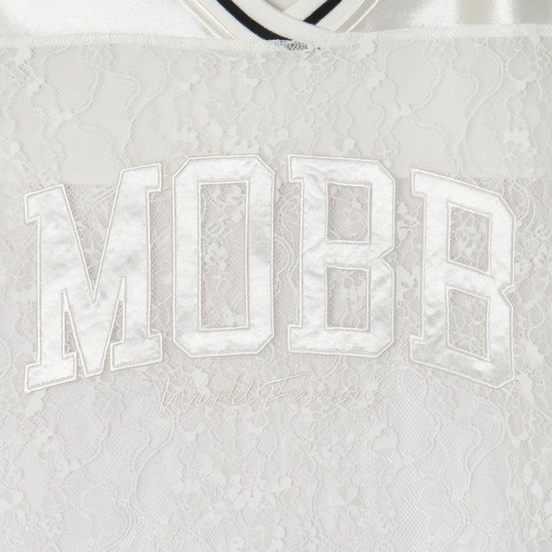 LACE HOCKEY SHIRT -WHITE- (LADIES/KIDS)